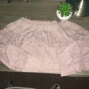 Off the shoulder shirt